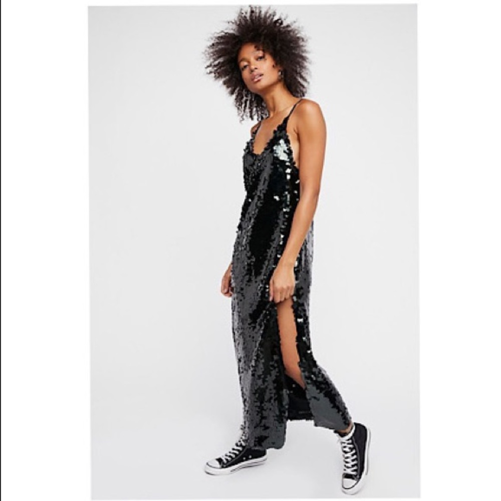 Intimately Free People Sequin Slip Dress...Sz: M